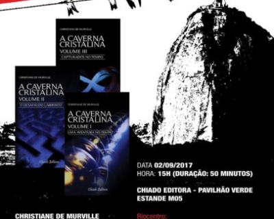 “A Caverna Cristalina” na Bienal do Rio de Janeiro!