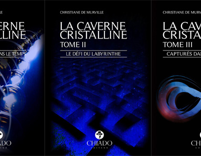 La trilogie “La Caverne Cristalline” est maintenant disponible avec tome 3 sur le site de Chiado Éditeur!